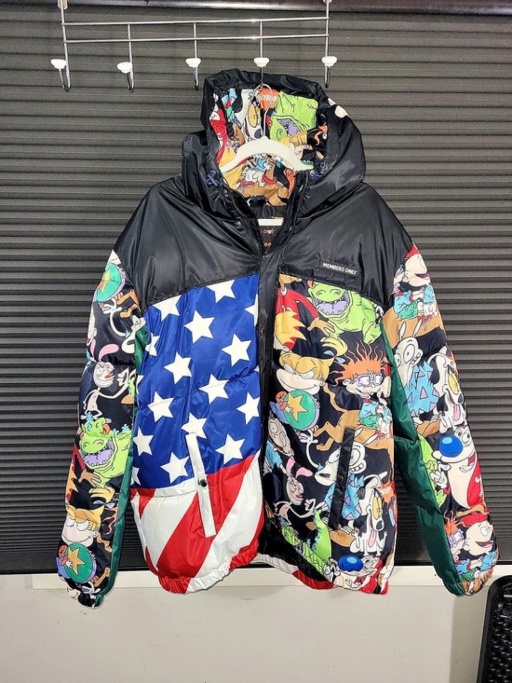 Nickelodeon Members Only Nickelodeon puffer jacket Color Block Puffer Jacket XXl